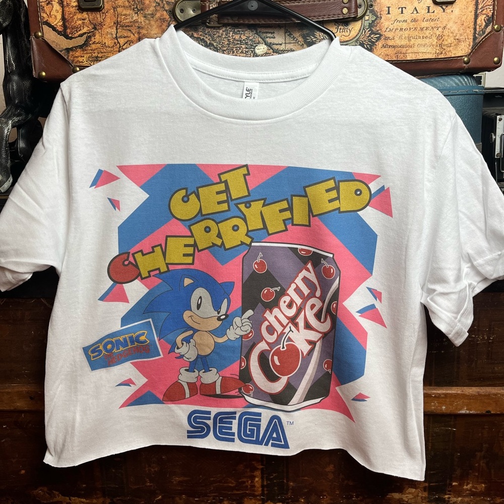 Sonic crop top S-3X available